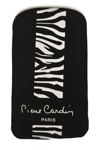Pierre Cardin Safari Ziehtasche Schwarz, Weiß