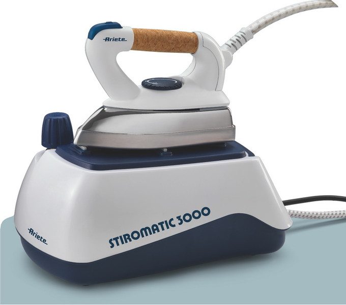 Ariete Stiromatic 3000 0.8L Aluminium soleplate Blue,White steam ironing station