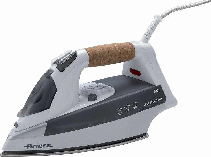 Ariete 6232 Dry & Steam iron Stainless Steel soleplate 2200W Grey