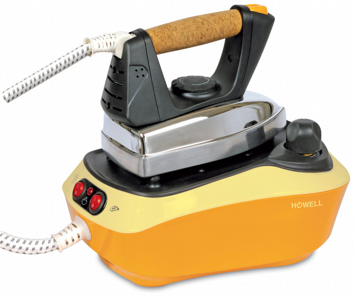 Howell HO.FCP203G 2300W 0.8L Aluminium soleplate Black,Yellow steam ironing station