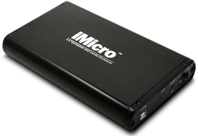 iMicro IMBS35G-BK 3.5" Black storage enclosure
