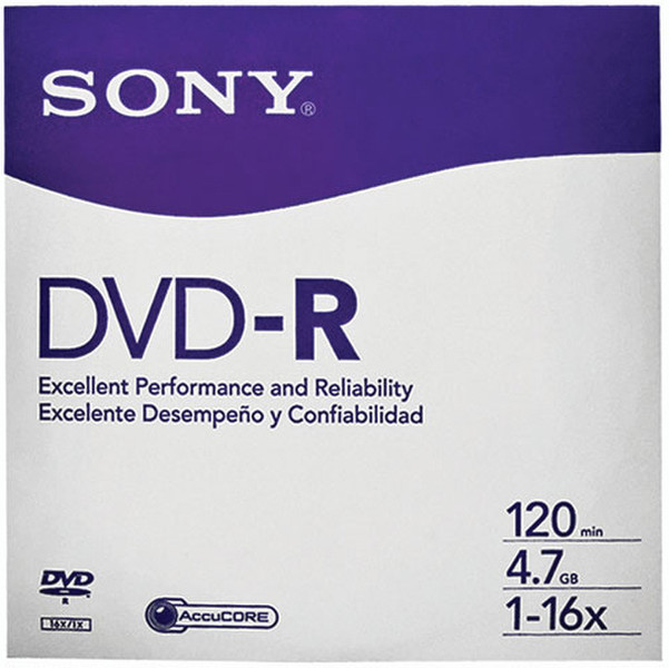 Sony DVD-R 16x 4.7GB 4.7GB DVD-R 50Stück(e)