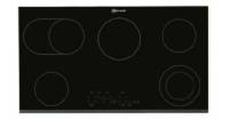 Bauknecht ETPV 6950 IN Встроенный Ceramic hob Черный