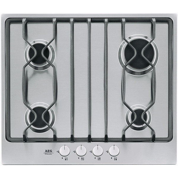 AEG 60404 GM Встроенный Gas hob Cеребряный