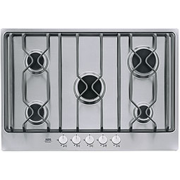 AEG 70404 G M Tisch Gaskochfeld Silber