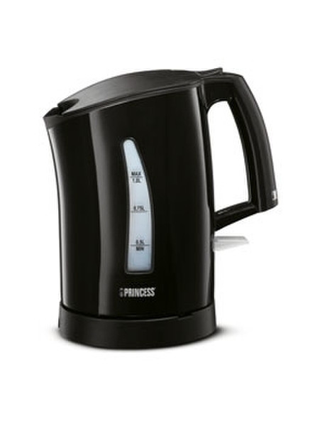 Princess Water Kettle Wave 1L Black 1L 1500W Black electric kettle