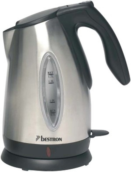 Bestron DXB6848 stainless steel kettle jug 1.7l 2200W Schwarz, Silber Wasserkocher