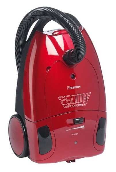 Bestron DBB2500E vacuum cleaner 5л 2500Вт Красный