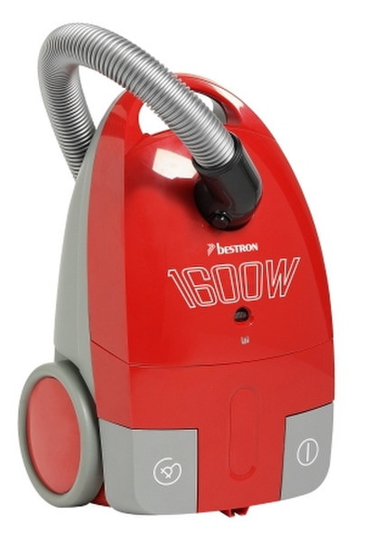 Bestron DYL1600S vacuum cleaner 2.8L 1600W Red