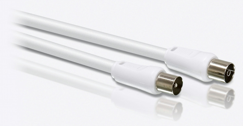 Philips PAL coax cable SWV2516W 1.5m White coaxial cable