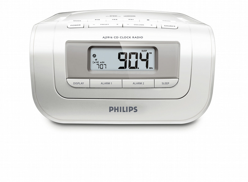 Philips Clock Radio AJ3916 CD