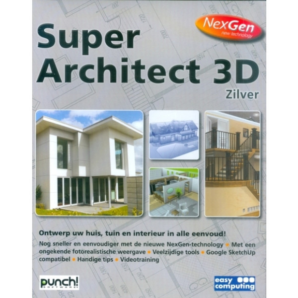 Easy Computing Super Architect 3D Zilver Nexgen