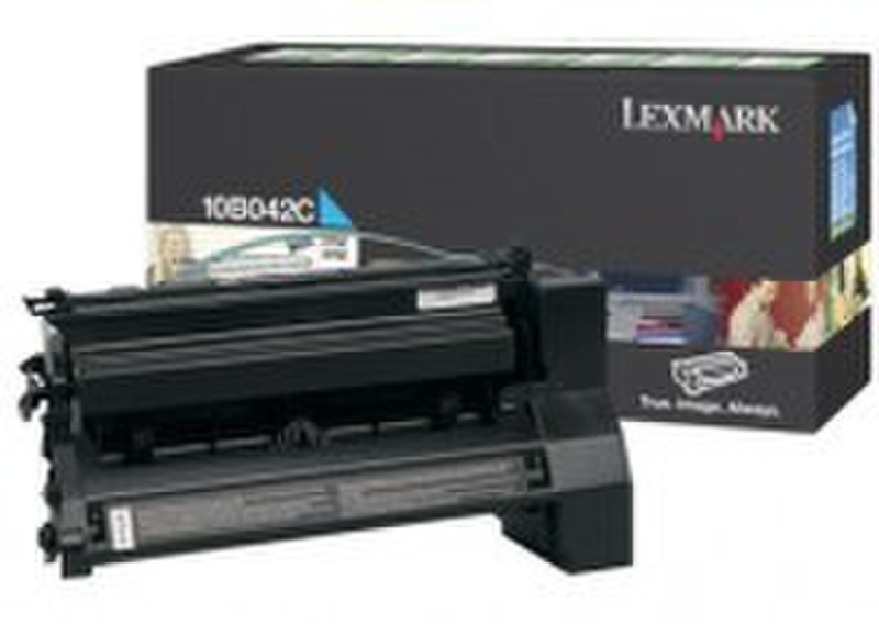 Lexmark 10B042C Laser cartridge 15000страниц Бирюзовый тонер и картридж для лазерного принтера