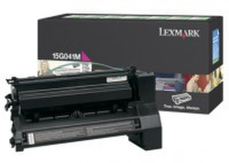 Lexmark 15G041M Patrone 6000Seiten Magenta Lasertoner & Patrone
