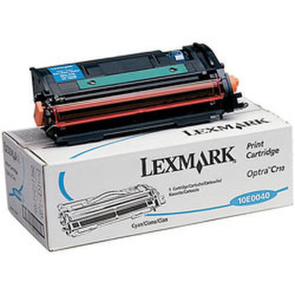 Lexmark 10E0040 Laser cartridge 10000pages Cyan laser toner & cartridge
