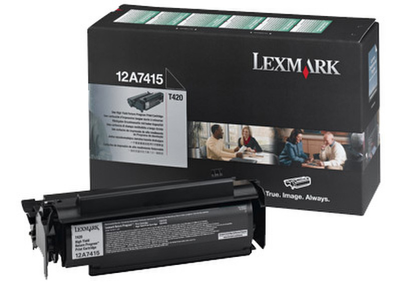 Lexmark 12A7415 Картридж 10000страниц Черный тонер и картридж для лазерного принтера
