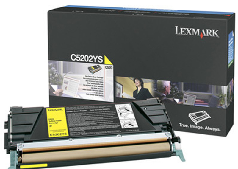 Lexmark C5202YS Laser cartridge 1500страниц Желтый тонер и картридж для лазерного принтера