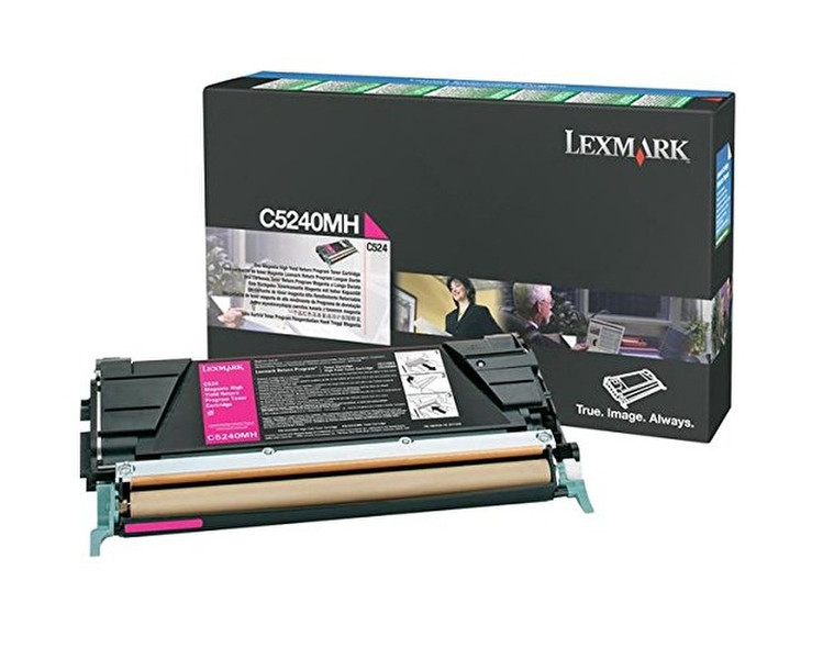 Lexmark C5240MH Cartridge 5000pages magenta laser toner & cartridge