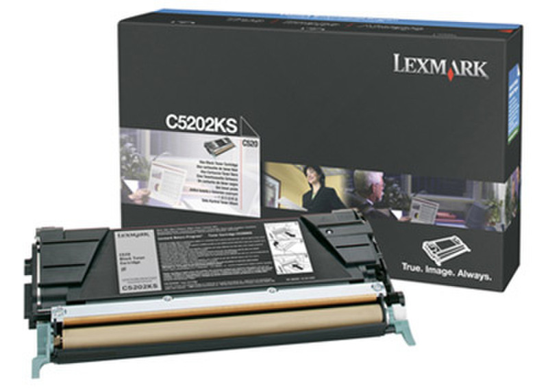 Lexmark C5202KS Cartridge 1500pages Black laser toner & cartridge
