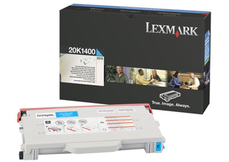 Lexmark 20K1400 Cartridge 6600pages Cyan laser toner & cartridge