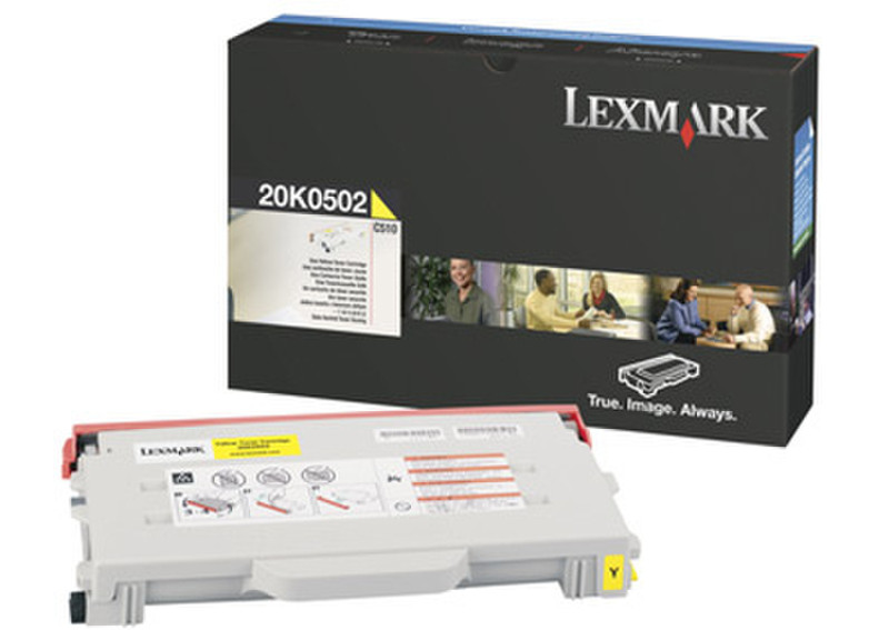 Lexmark 20K0502 Laser cartridge 3000Seiten Gelb Lasertoner / Patrone