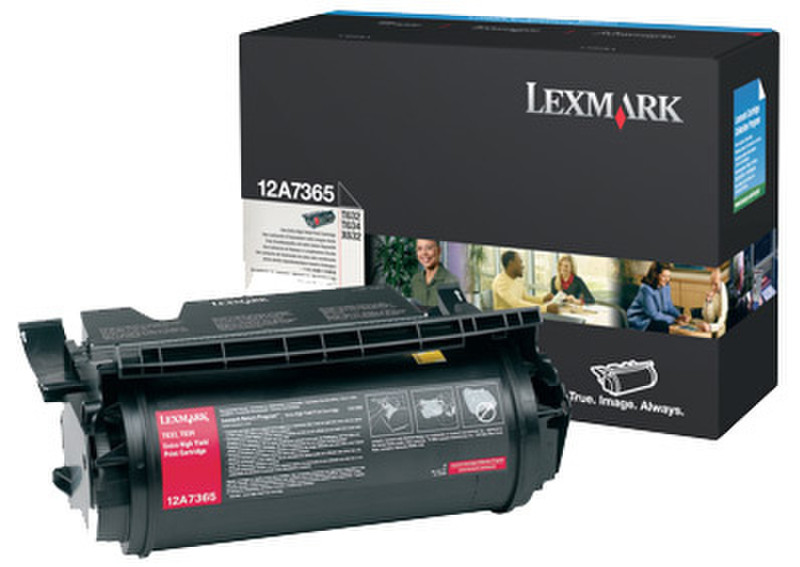 Lexmark 12A7365 Laser cartridge 32000страниц Черный тонер и картридж для лазерного принтера
