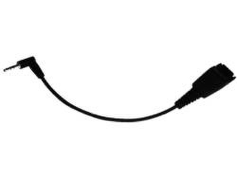 Jabra Connection Cable QD -> 3.5mm 0.15м Черный телефонный кабель