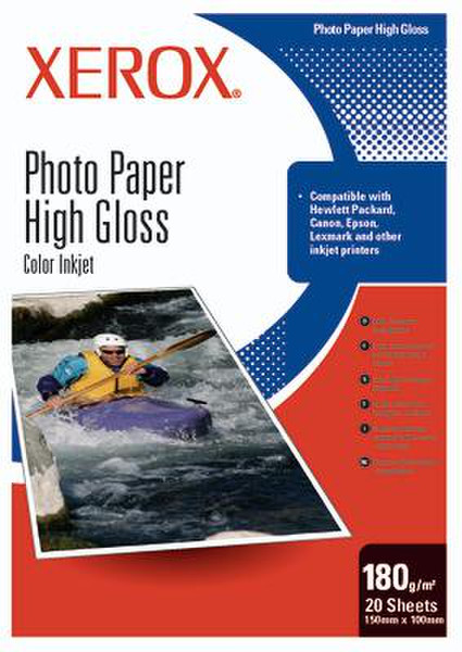 Xerox Photo Gloss Paper (180 gsm, 20 sheets, size A4) фотобумага