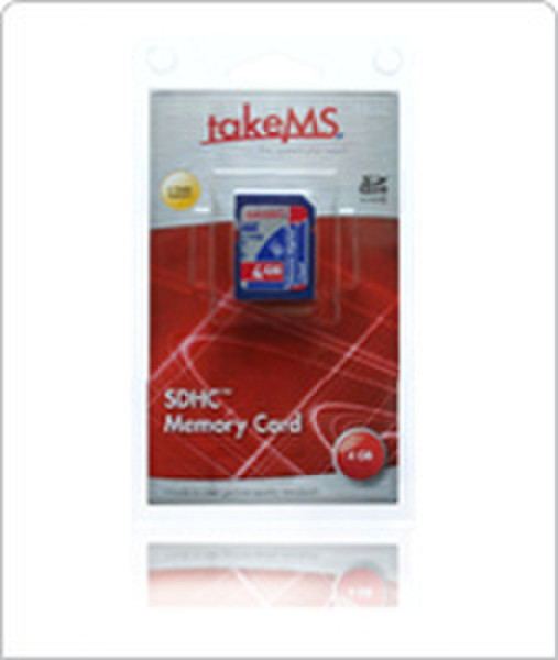 takeMS SDHC-Card Class 2, 4GB 4GB SDHC Speicherkarte