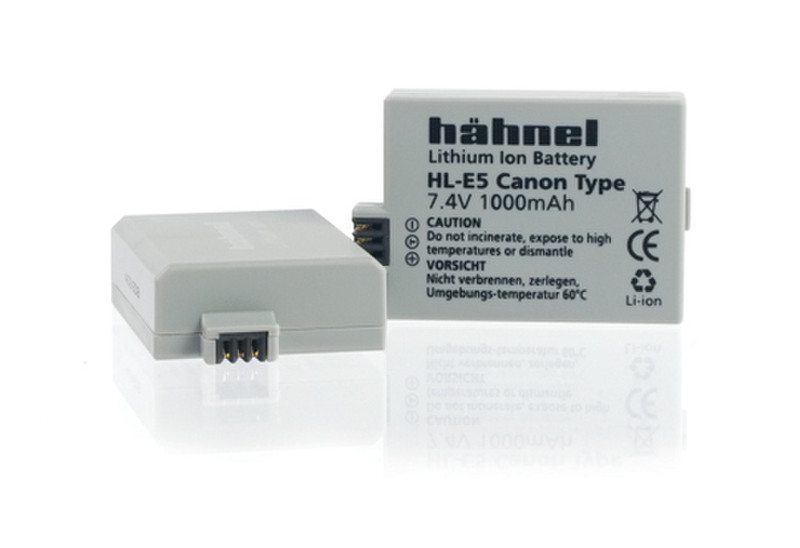 Hahnel HL-E5 for Canon Digital Camera Литий-ионная (Li-Ion) 1000мА·ч 7.4В аккумуляторная батарея