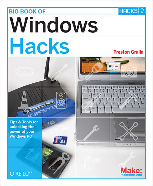 O'Reilly Big Book of Windows Hacks 652pages software manual