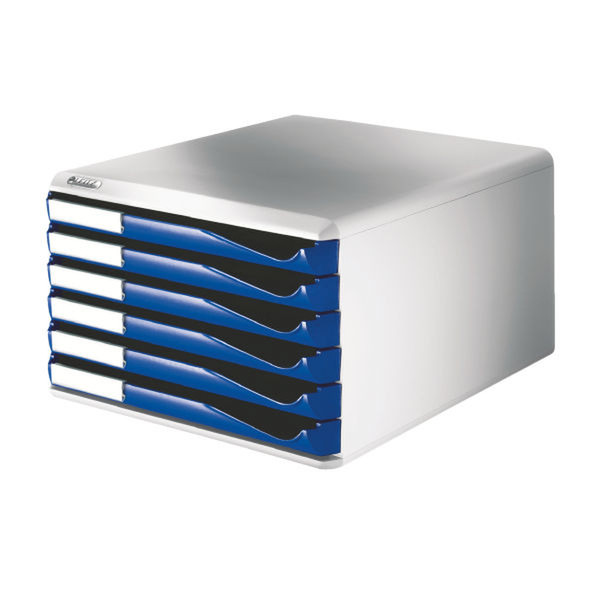Leitz Form Set (6 drawers) Blue Blau Box & Organizer zur Aktenaufbewahrung