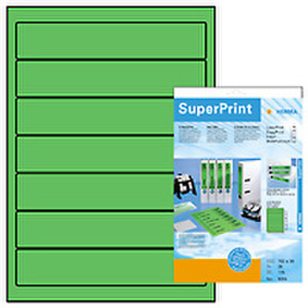 HERMA File labels green 192x38 SuperPrint 175 pcs. 175шт самоклеящийся ярлык