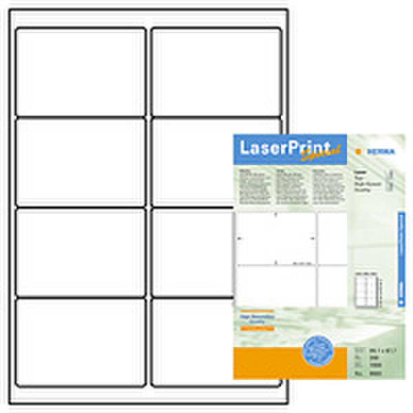 HERMA labels top-high-speed 99,1x67,7 LaserPrint Special 1600pcs. 1600Stück(e) selbstklebendes Etikett