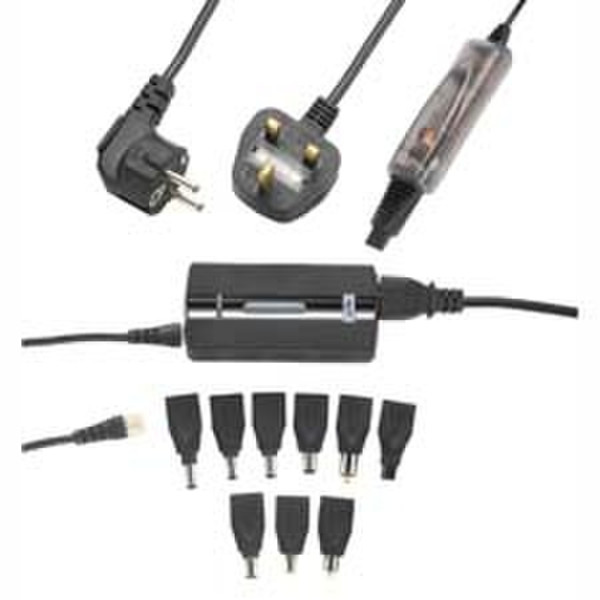 Targus Home/Office 70W Laptop Power Adapter & Digital Accessory Powering System Schwarz Netzteil & Spannungsumwandler