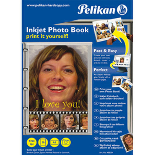 Pelikan InkJet Photo Book 8:5 (DIN A5) 20 Sheets Photopaper H805 (17