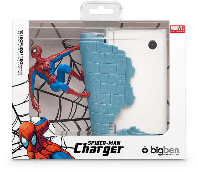 Bigben Interactive Ladestation Spiderman, Nintendo DSi, DS Lite, DSi XL Для помещений Разноцветный