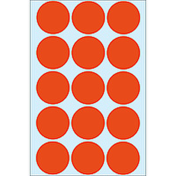 HERMA Etiket rond 32mm rood/doos 480 480pc(s) self-adhesive label