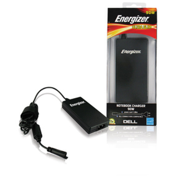 Energizer EZ-NBTDE90CL Для помещений 90Вт Черный адаптер питания / инвертор