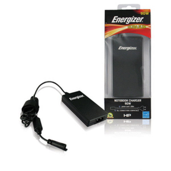Energizer EZ-NBTHP90CL Для помещений 90Вт Черный адаптер питания / инвертор