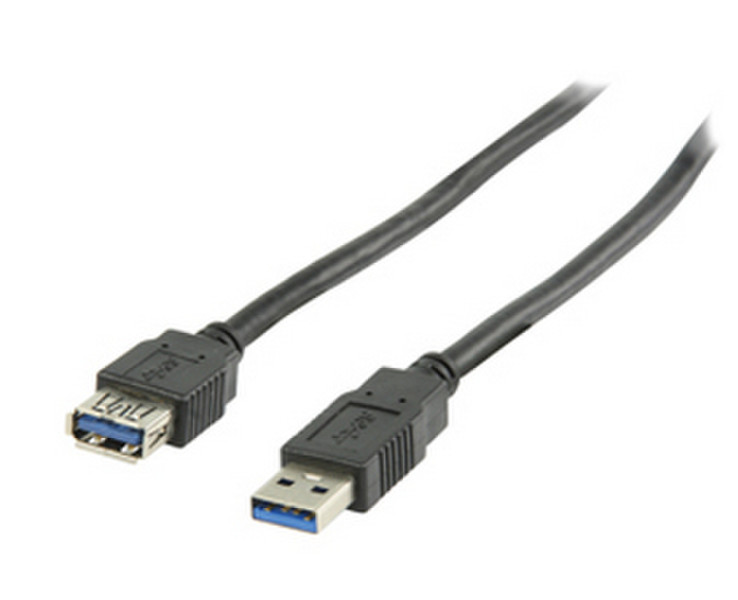 HQ HQB-081-1.8 1.8m USB A USB A Black USB cable