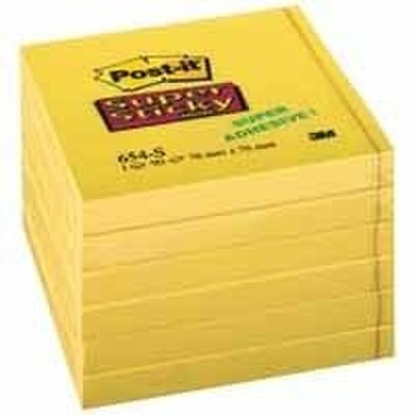 Post-It Super Stick Ultra Yellow (Pack 6) Gelb selbstklebendes Etikett