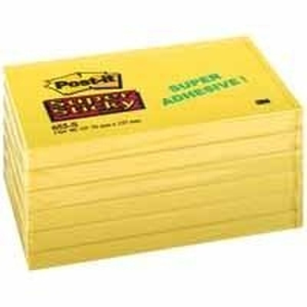Post-It 655-S6 Rectangle Yellow self-adhesive note paper