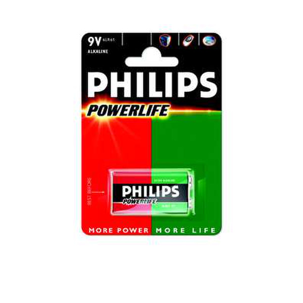 Philips 6LR61 Powerlife battery Щелочной 9В батарейки