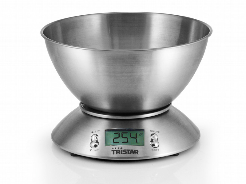 Tristar KW-2436 Electronic kitchen scale Нержавеющая сталь кухонные весы