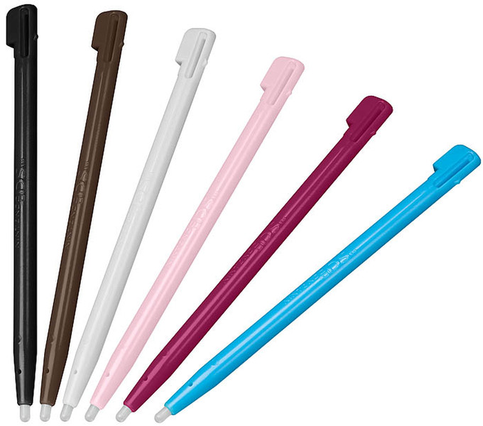 Bigben Interactive Stylus Set, Nintendo DS Lite, DSi,DSi XL Black,Blue,Brown,Pink,Purple,White stylus pen