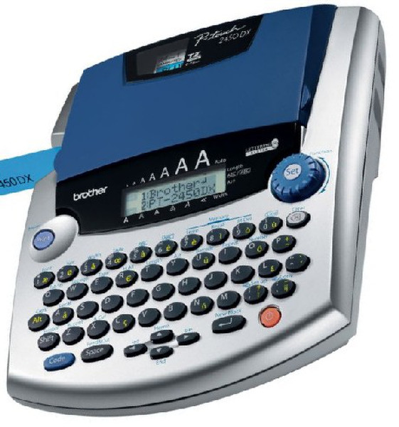 Brother P-Touch 2450DX QWERTY label printer