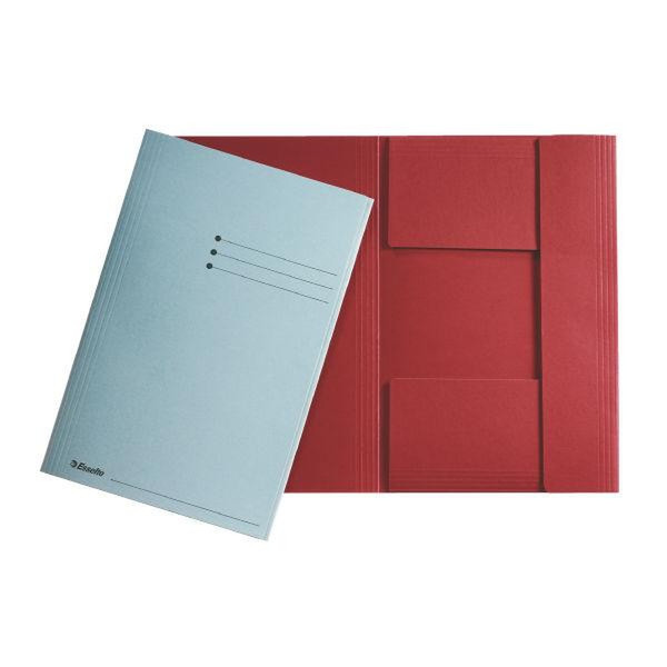 Esselte Folder with 3 flaps Folio, Yellow