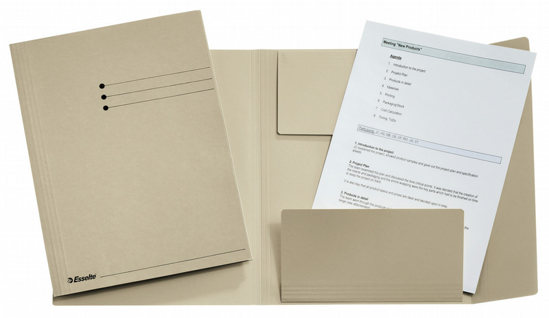 Esselte Manilla 3-Flap Folder