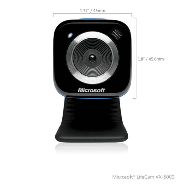 Microsoft LifeCam VX-5000, Blue, EN/AR/ES/IT/PT 1.3MP webcam